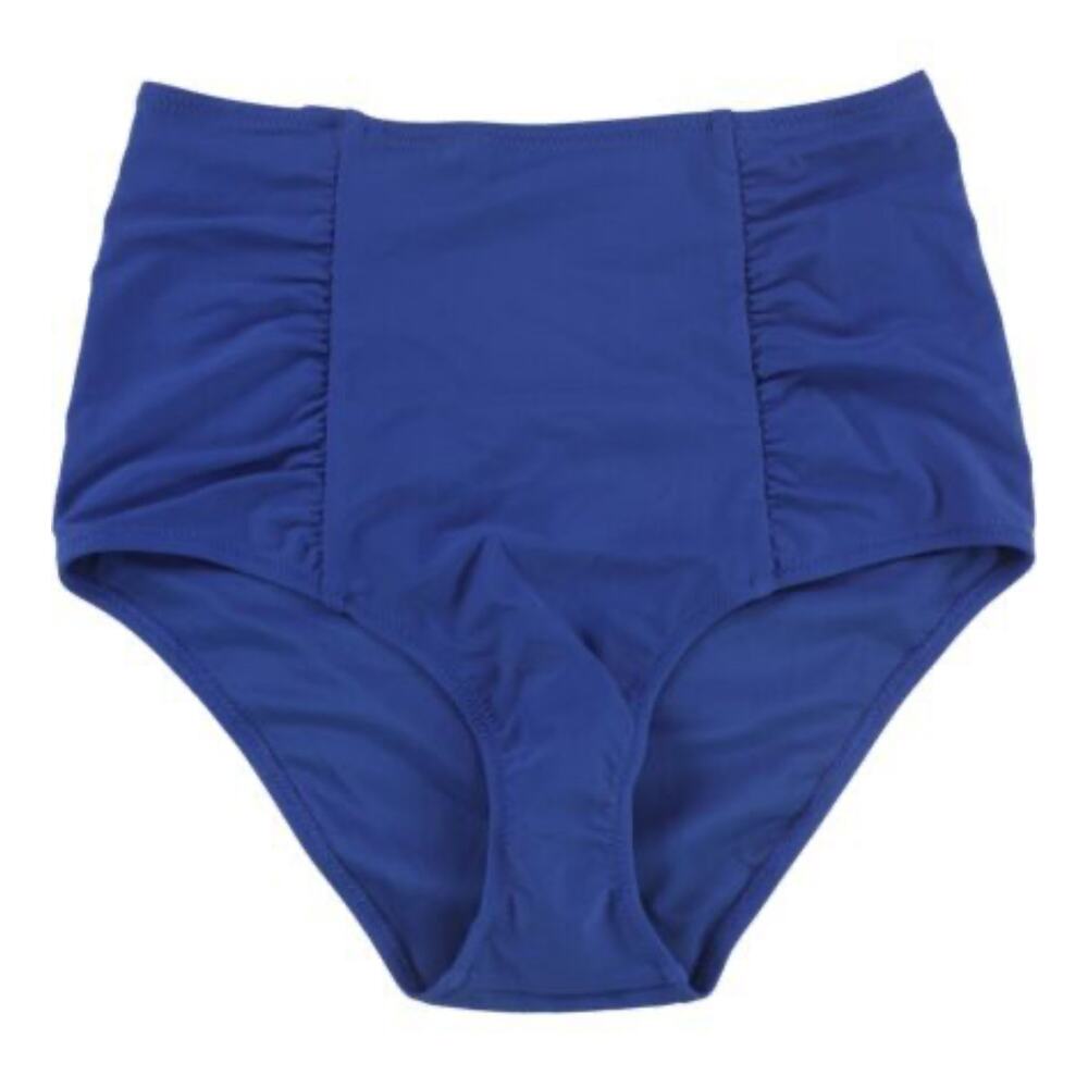 NWT Aerie High Waist Bikini Bottom – Blue – Size Large